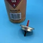 Valve for butane lighter gas cartridges refills assembly